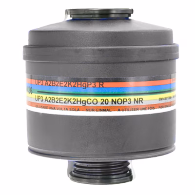 Immagine di Filtro combinato SPASCIANI 203 UP3 ABEK2HgCO20NOP3 EN 148-1