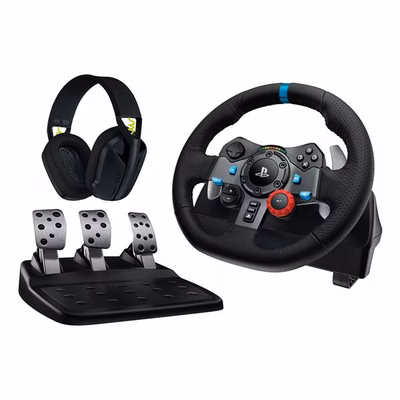 Immagine di Volante + pedali LOGITECH 991-000539