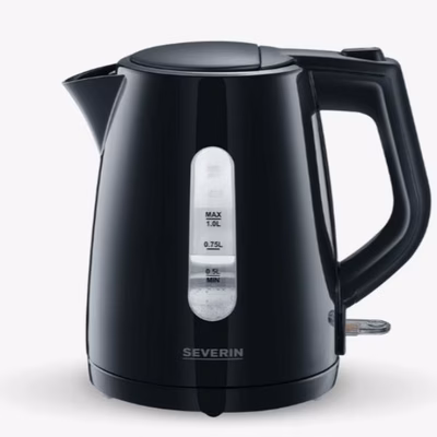 Immagine di Bollitore 2.200 w nero SEVERIN WK3410