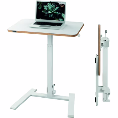 Immagine di Scrivania LEITZ ERGO SIT&STAND 46x65x74 cm colore bianco