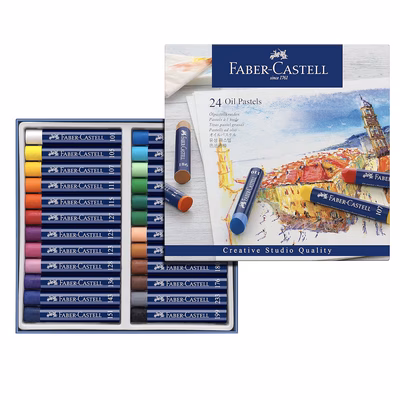 Immagine di Pastelli ad olio FABER CASTELL astuccio colori assortiti