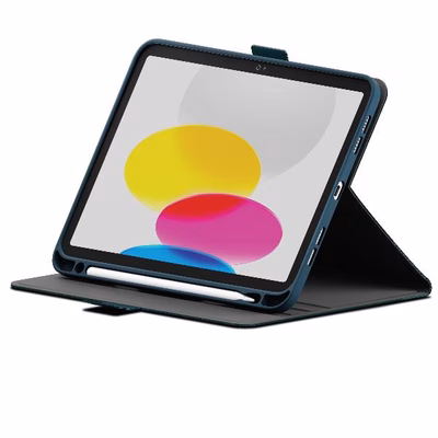 Immagine di Cover nylon e poliestere blu marino CYGNETT TekView iPad 10.9 10th Generation 2022 Case - De CY543