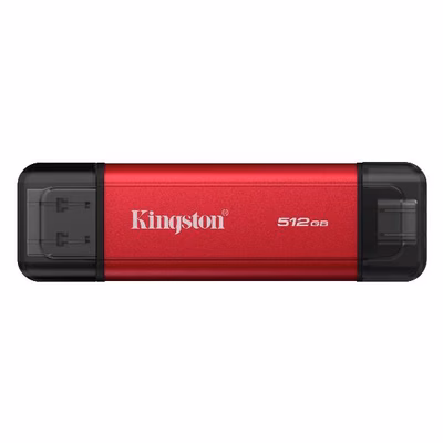 Immagine di Ssd esterni 512GB USB 3.2 gen.2 type-c KINGSTON Kingston Flash USB SPSD/512GB