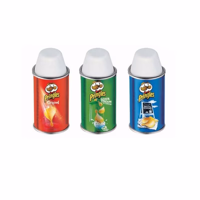 Immagine di Espositore gomme MAPED PRINGLES custodia in metallo colori assortiti