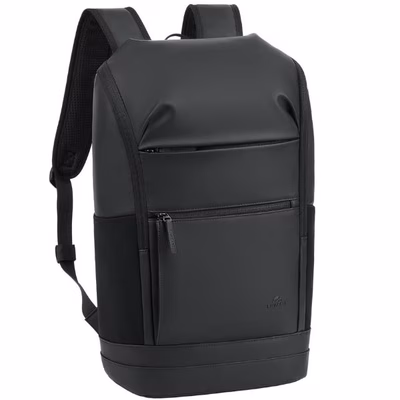 Immagine di Notebook da 15.6 poliestere riciclato nero RIVACASE ZAINO EDEN ECO 15.6" BLACK 7856BK