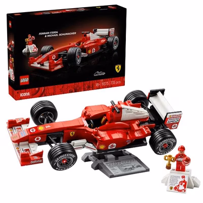 Immagine di Costruzioni LEGO FERRARI F2004 E MICHAEL SCHUMACHER 11375