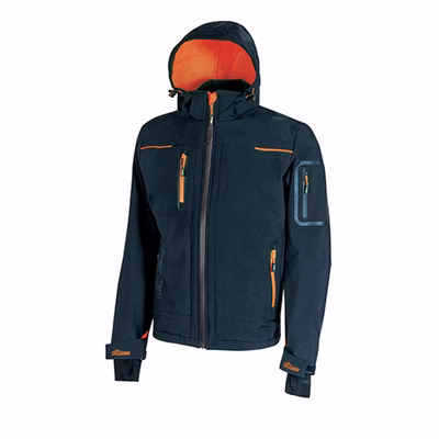 Immagine di Softshell U-POWER SPACE DEEP BLUE taglia XL