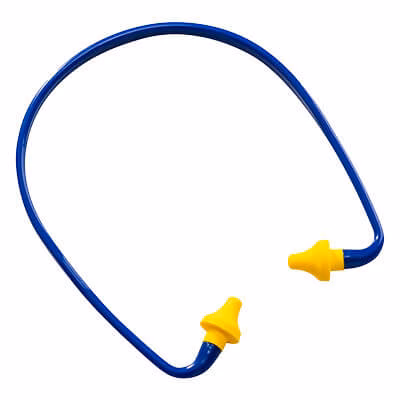 Immagine di Inserti auricolari conici a fascia 1 paio PORTWEST EP17 colore giallo