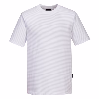 Immagine di T-shirt ESD antistatica PORTWEST AS20 colore bianco taglia M