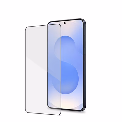 Immagine di Proteggi schermo full glass vetro temperato CELLY FULLGLASS - Vetro 9H con bordo colorato nero compa