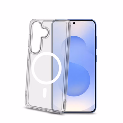 Immagine di Cover CELLY GELSKINMAG - Cover morbida trasparente nero in TPU GELSKINMAG1163