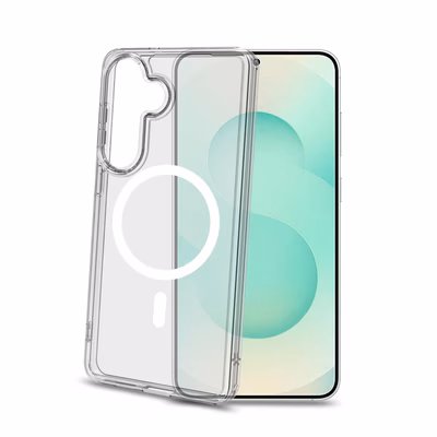 Immagine di Cover CELLY GELSKINMAG - Cover morbida trasparente nero in TPU GELSKINMAG1164