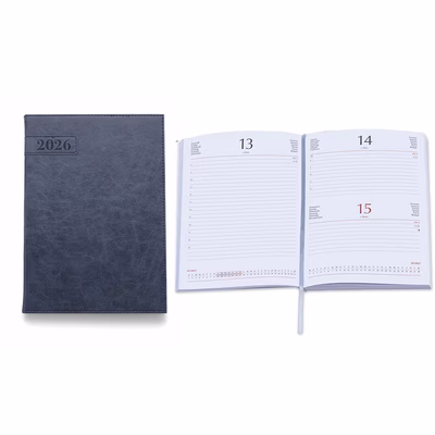 Immagine di Agenda Flexy Soft giornaliera in PU termovirante 15x21 blu 20+