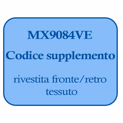 Immagine di Supplemento rivestita fronte/retro tessuto verde scuro