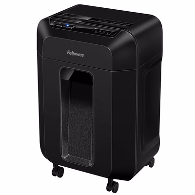 Immagine di Distruggidocumenti a frammenti FELLOWES AUTOMAX 80M livello sicurezza P-4 colore nero