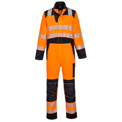 Immagine di Tuta da lavoro multinorma PORTWEST FR509 colore arancione/nero taglia XL