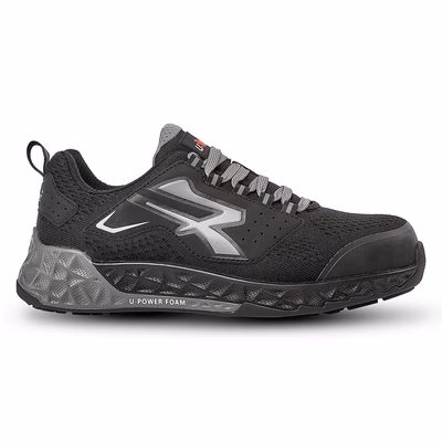 Immagine di Calzatura bassa U-POWER EURON ESD S1PS HI HRO FO SR colore nero/grigio taglia 42