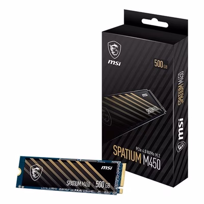 Immagine di Ssd interni 500GB m.2 nvme MSI SPA-M450-500GV1